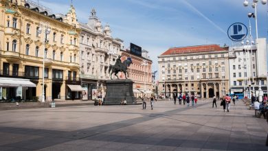 Just Zagreb, main square, ban Jelacic