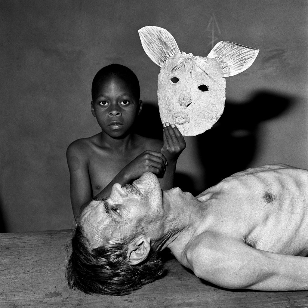 Roger Ballen_Tommy, Samson and a mask, 2000