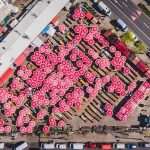 zagreb from above drone photo